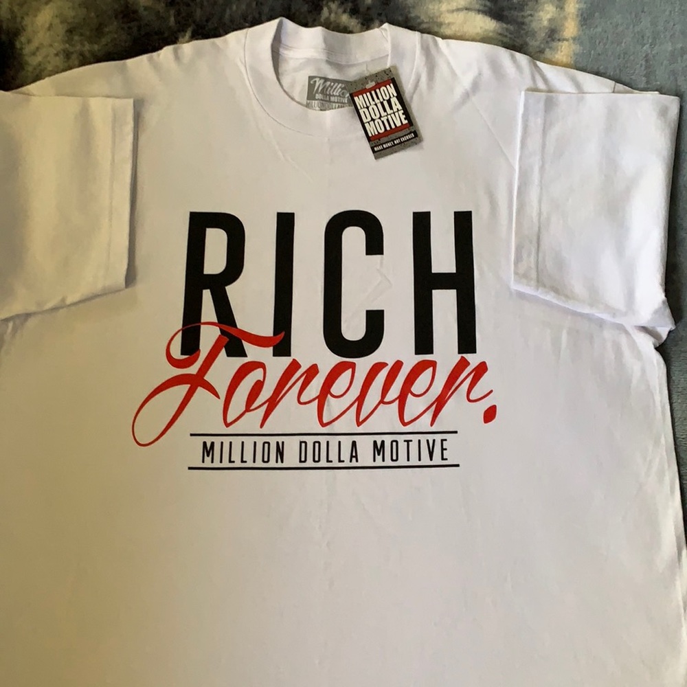 Million Dolla Motive “Rich Forever” T-Shirt 2XL